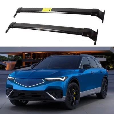 Barra transversal brillante para equipaje Acura ZDX 2024 2025 riel de techo 2 piezas Foto 1 de 4