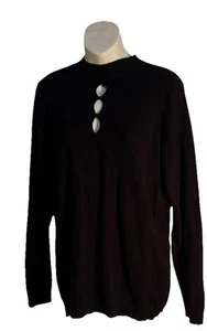 TORRID 2 schwarzer Pullover mit Cut Out Detail auf der Brust Pulli super süß  - Bild 1 von 10