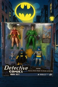 RARE Batman Detective Comics Box Set NEW SEALED BATGIRL BAT-MITE RIDDLER FIGURES - Picture 1 of 8