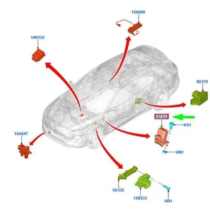 FORD FOCUS MK4 Smart Data Link Modul 2356576 JX7T-14F642-BL NEU ORIGINAL - Picture 1 of 2
