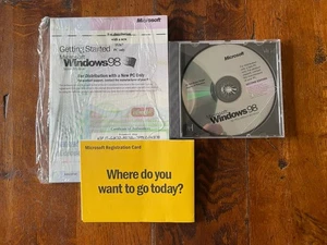 Microsoft Windows 98 Second Edition Installations Disc & Key - Bild 1 von 4