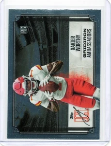 2024 Topps Signature Class #GA-7 Xavier Worthy Gridiron Ambassadors - Picture 1 of 2