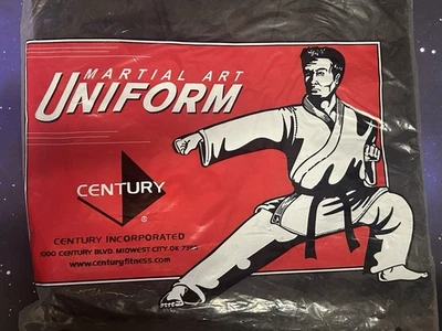 Uniforme de Artes Marciales Century Gi Negro Talla 7 NUEVO Foto 1 de 4