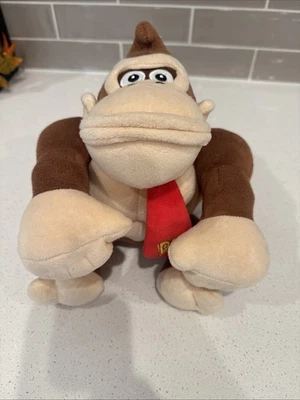 Nintendo Donkey Kong 10” Super Mario Bros. Juguete de peluche videojuego Foto 1 de 4