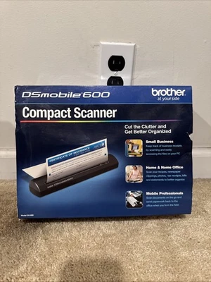 Brother DSmobile 600 Pass Through Compact Scanner DS600 With Carrying Bag NEW - Image 1 of 4