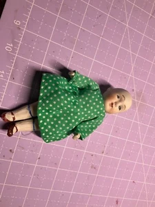 5 inch Bisque Japan Doll with Wire Joints at Arms and Legs - Picture 1 of 7