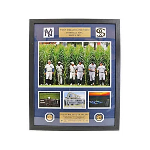 2021 Inaugural Field of Dreams Game Yankees White Sox Framed Collage LE #1/99 - Picture 1 of 4