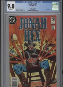 JONAH HEX #71 MT 9.8 CGC CANADIAN PRICE VARIANT WHITE PAGES AYERS ART ANDRU COVE - Picture 1 of 1