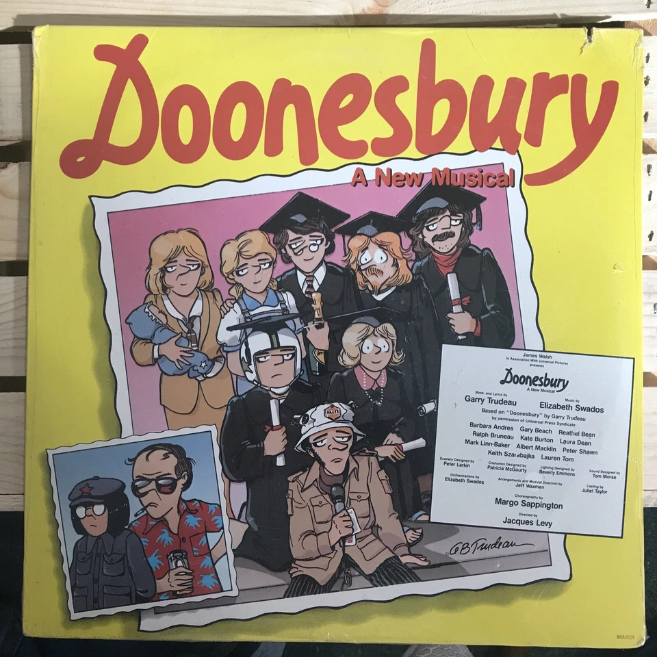 Doonesbury a Musical Dir Jacques Levy Mca-6129 LP