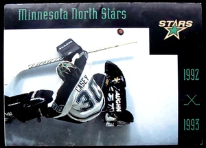 1992-93 MINNESOTA NORTH STARS COCA-COLA POCKET SCHEDULE - FINAL SEASON - Picture 1 of 4