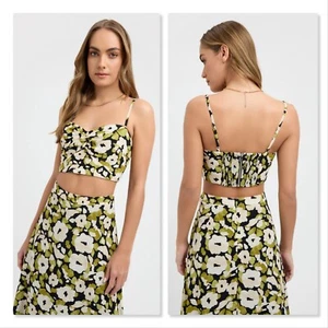KOOKAI Womens Size EUR 36 or 8 / US 4 Paula Crop Bustier Top - Picture 1 of 10