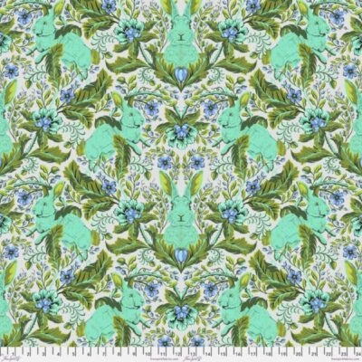 Quilting Patchwork Fabric Tula Pink Full Moon Forest 2 Rabbit 50x55cm FQ - image 1 of 2