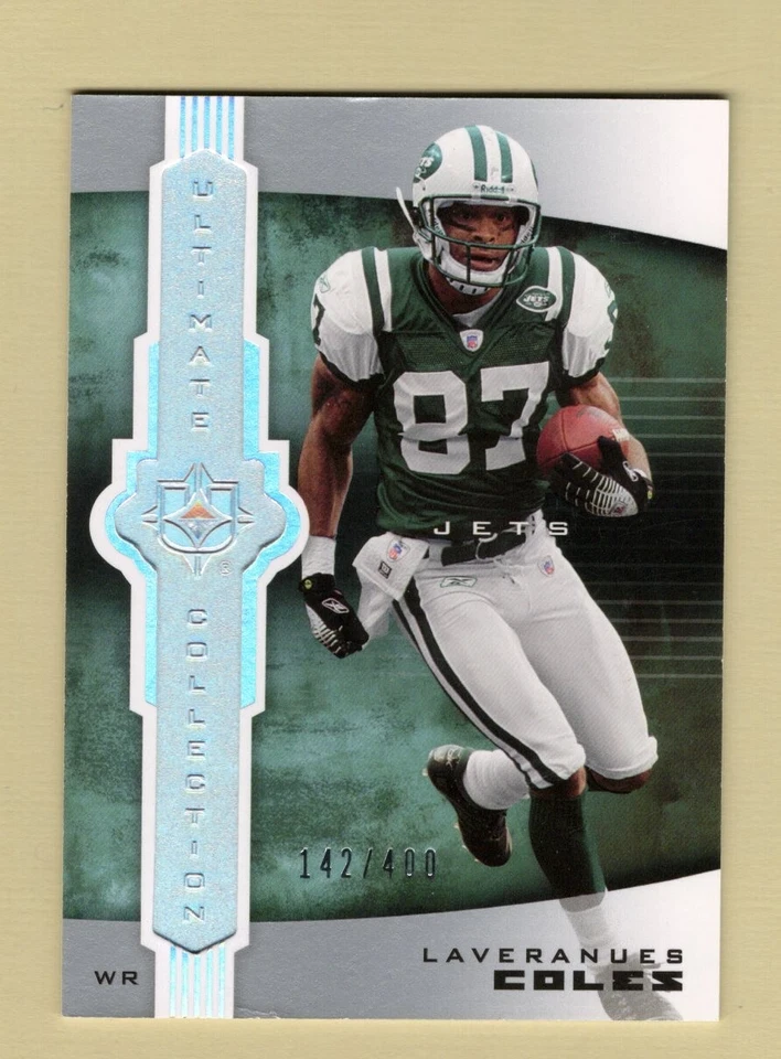 2007 Upper Deck Ultimate Collection Football Laveranues Coles #142/400 (Jets) - Image 1 of 1
