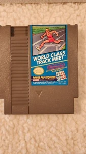 World Class Track Meet  NES Nintendo Entertainment System 1985 GameOnly Untested - Picture 1 of 2