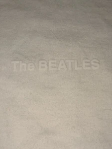 Vintage Distressed "THE BEATLES" White Album Track Listings 2-Sided print MEDIUM - Picture 1 of 6