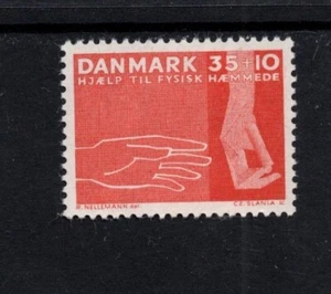 Dinamarca 1963 Base sana y lisiada, lisiada sin montar o nunca montada SC B30 - Imagen 1 de 1