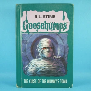 R. L. Stine Goosebumps The Curse of the Mummy's Tomb #5 Hardcover Garth Stevens - Picture 1 of 23