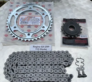 Regina 525 ZRP Chainset for KTM 950, 1190 Adventure, LC8, 17-42-118 Chain Kit - Picture 1 of 7