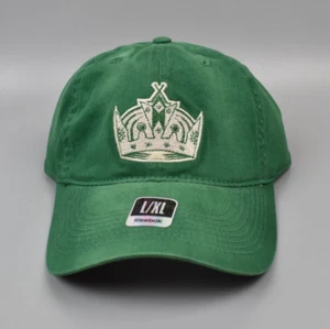 Los Angeles Kings Reebok NHL Irish Clover St. Patty's Fitted Cap Hat - Size L/XL - Picture 1 of 4
