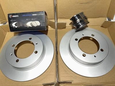 Kit de pastillas de freno y rotores delanteros R1 Concepts 00-04 Volvo S40 V40 600-27026 Foto 1 de 4