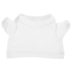 Blank Bear Shirt For Stuffed Animals Diy Clothing Accessories Set White Plush - Picture 1 of 12
