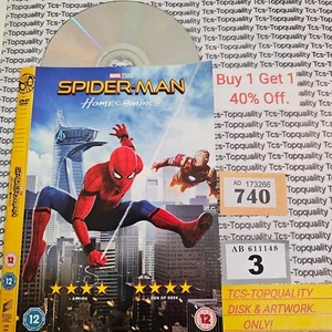 Spiderman homecoming DVD disc and artwork only. Save £s. Eco. - Picture 1 of 1