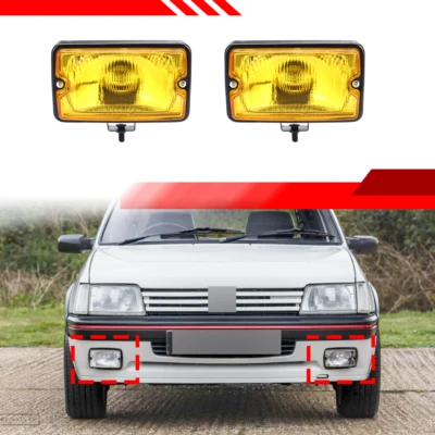 2X Frontscheinwerfer Nebelscheinwerfer 0 Orange Für Peugeot 205 GTI CTI 106 306 - Изображение 1 из 4