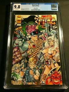 BLACK FLAG 1 CGC 9.8 TODD MCFARLANE DAN FRAGA Sexy GGA HTF ANGELA SPAWN - Picture 1 of 3