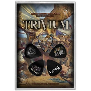 TRIVIUM: IN THE COURT OF THE DRAGON 1mm Gitarren-Plektren 5 Plektrum-Pack: Album-Geschenk - Bild 1 von 4