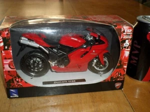 [NEWRAY BRAND] DUCATI 1198, Motorcycle Diecast Model Toy, SCALE: 1/12 - Picture 1 of 9