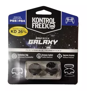 KontrolFreek FPS Freek Galaxy Black PS5 PS4 Performance Thumbsticks (4 PRONGS) - Picture 1 of 2