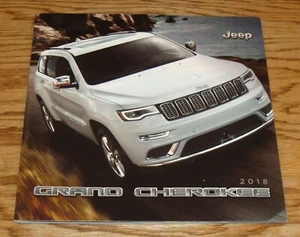 Jeep Grand Cherokee 2018 folleto de ventas de lujo original 18 Summit Overland SRT - Imagen 1 de 2