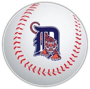 Detroit Tigers MLB Tiger Logo Ball Car Bumper Sticker Decal - 3'' or 5'' - Picture 1 of 1