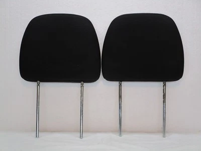 Ford Escape Mercury Mariner 2000-2006 par de reposacabezas asientos delanteros de tela negra Foto 1 de 4