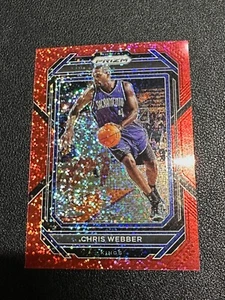 2022-23 Panini Prizm Chris Webber Red Sparkle #288 Sacramento Kings - Foto 1 di 2
