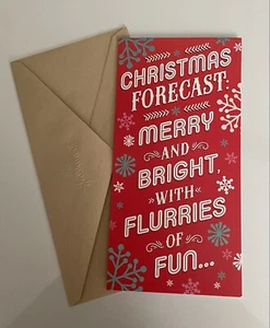 NEU Weihnachtsglück Grußkarte & Umschlag (Geld-/Geschenkkarteneinsatz) - Bild 1 von 4