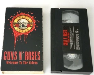 1998 Geffen Records GUNS N' ROSES Welcome To The Videos Complete VHS Video Tape - Foto 1 di 2