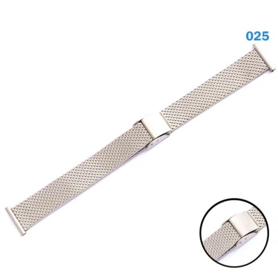 Bracciale Swiss Metal Band acciaio inossidabile argento originale 14 mm #025# - Immagine 1 di 4