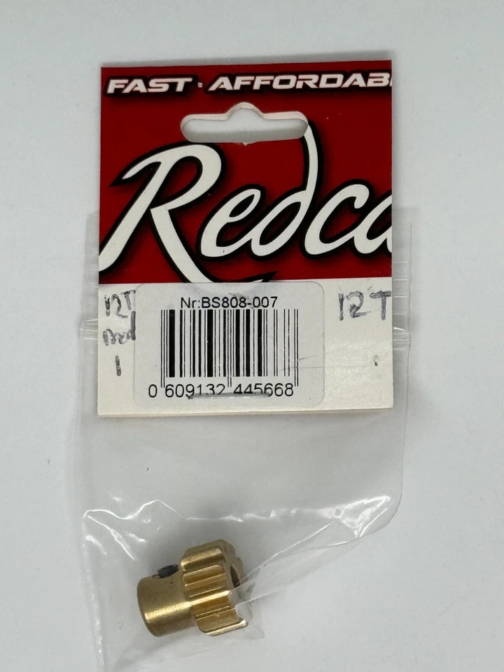 Redcat BS808-007 12t Pinion Brass - Image 1 of 1