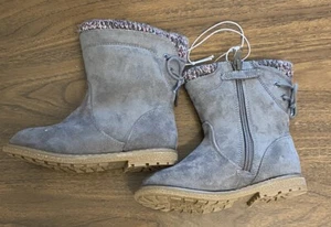 Cat & Jack Toddler Girls' Walda Riding Boots Gray 9 NIB - Picture 1 of 3