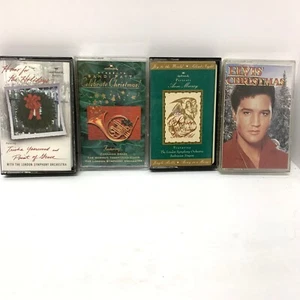 Christmas Cassette Tapes - Elvis, Sandi Patti, Trisha Yearwood, Anne Murray - Picture 1 of 18