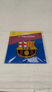 3D Heavy Thick Color Metal Emblem FC Barcelona Futbol Club Home Car Truck - Picture 1 of 5