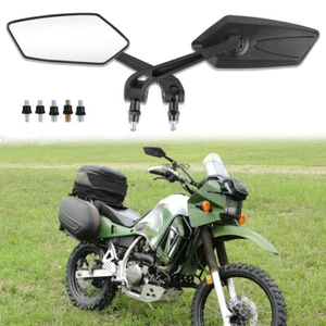 Motorcycle Rearview Side Mirrors ABS 8/10mm For Kawasaki KLR650 KLR 250 600 650 - Bild 1 von 16