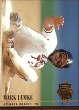 1994 Ultra Atlanta Braves Baseball Card #153 Mark Lemke