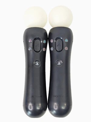 2 x GENUINE Sony PlayStation PS3 VR PS4 PS Move Motion Controller CECH-ZCM2E - Image 1 of 4