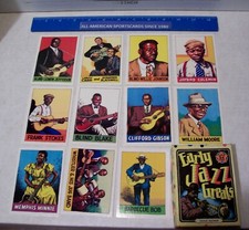 1980 YAZOO RECORDS EARLY JAZZ GREATS TRADING CARDS FACTORY SET OF 36  MINT