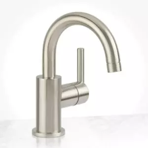 Miseno MNO1343SLBNP Mia Single Hole Bathroom Faucet With Drain, Brushed Nickel - Picture 1 of 2