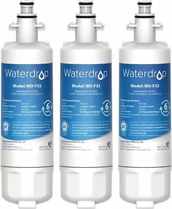 Waterdrop Refrigerator Water Filter, Replacement for LG® LT700P®, Pack of 3 - Picture 1 of 7