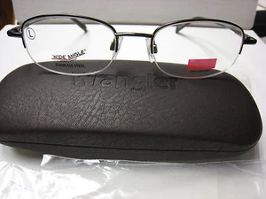 WRANGLER EYEGLASS FRAMES Style HAROLD GUNMETAL 52-19-137 With ASTORIA Case - Picture 1 of 4