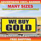WE BUY GOLD Advertising Banner Vinyl Mesh Sign pawn shop cash Jewelry Silver